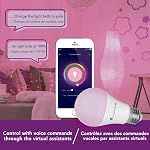 Lloyd's E26 Smart Bulb - Ampoule Intelligente - Alexa Compatible + Google Home Compliant, Colour Changing, LED Smart Light Bulb (10W) Dimmable from The App - Works with 2.4 GHz WiFi