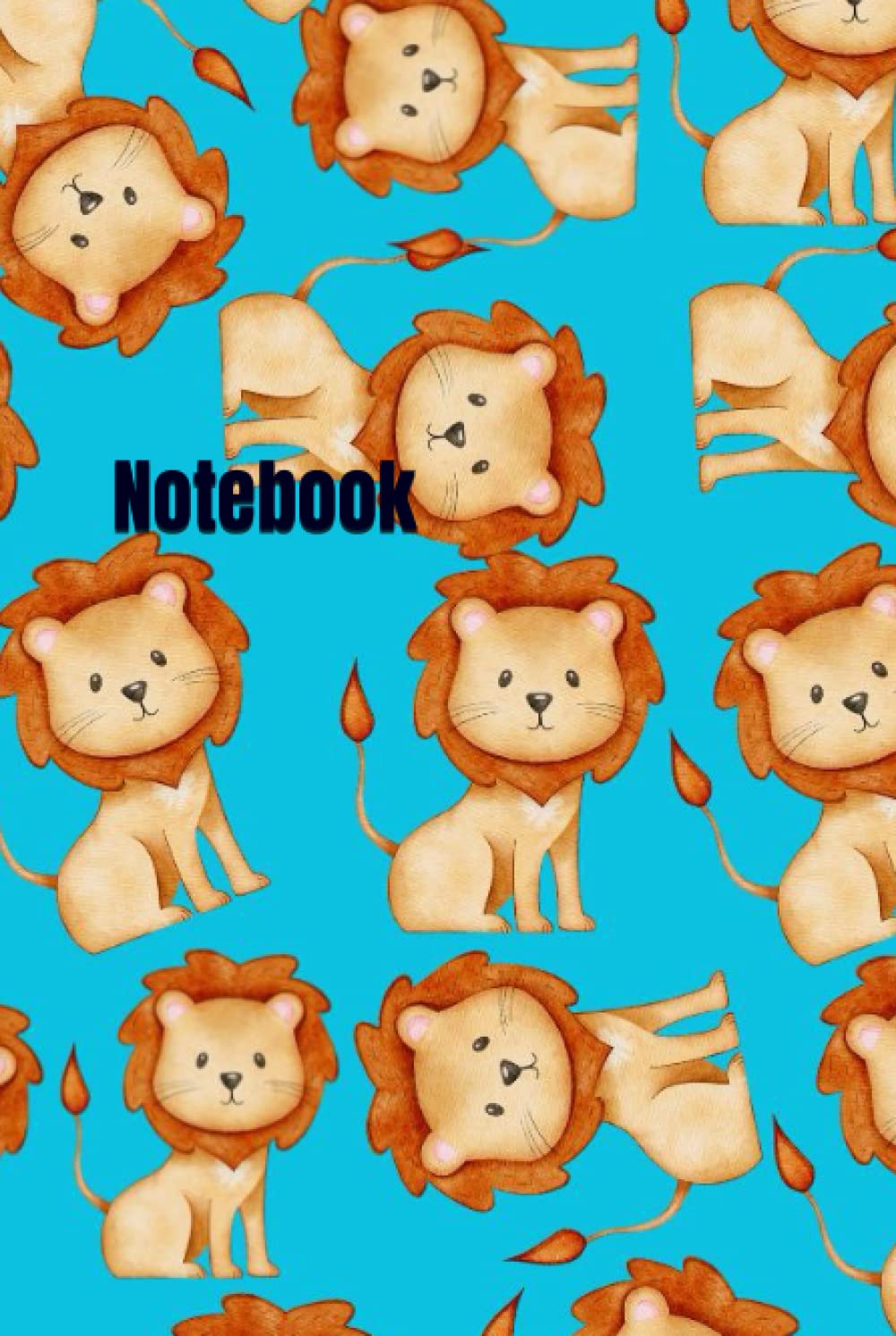 Carnet lion mignon cadeau d'anniversaire original pour fille et garçon