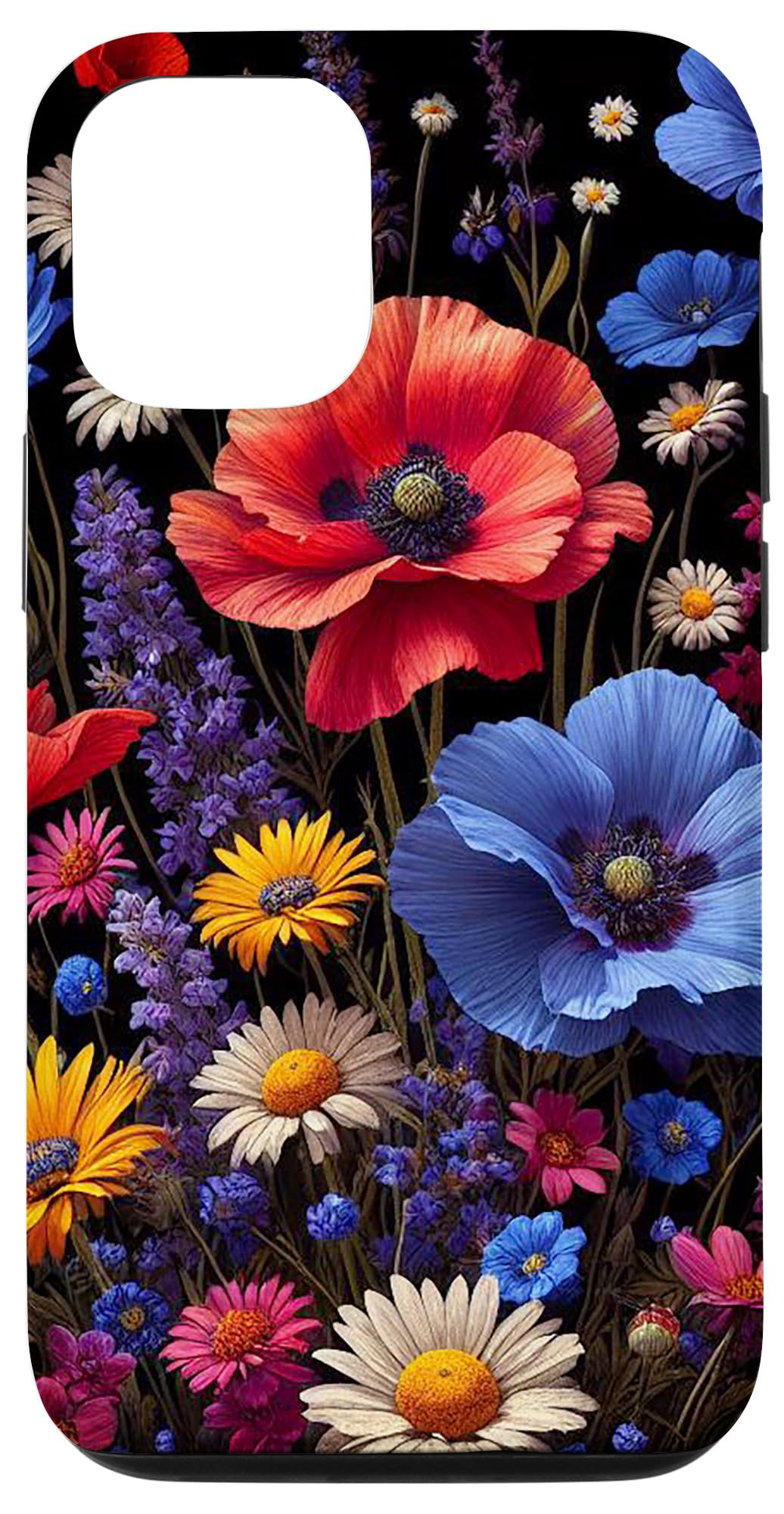 美品！iPhone15Pro 花＊花 Amazon.co.jp: iPhone 15 Pro Midnight Meadow Wildflower - 鮮やかな