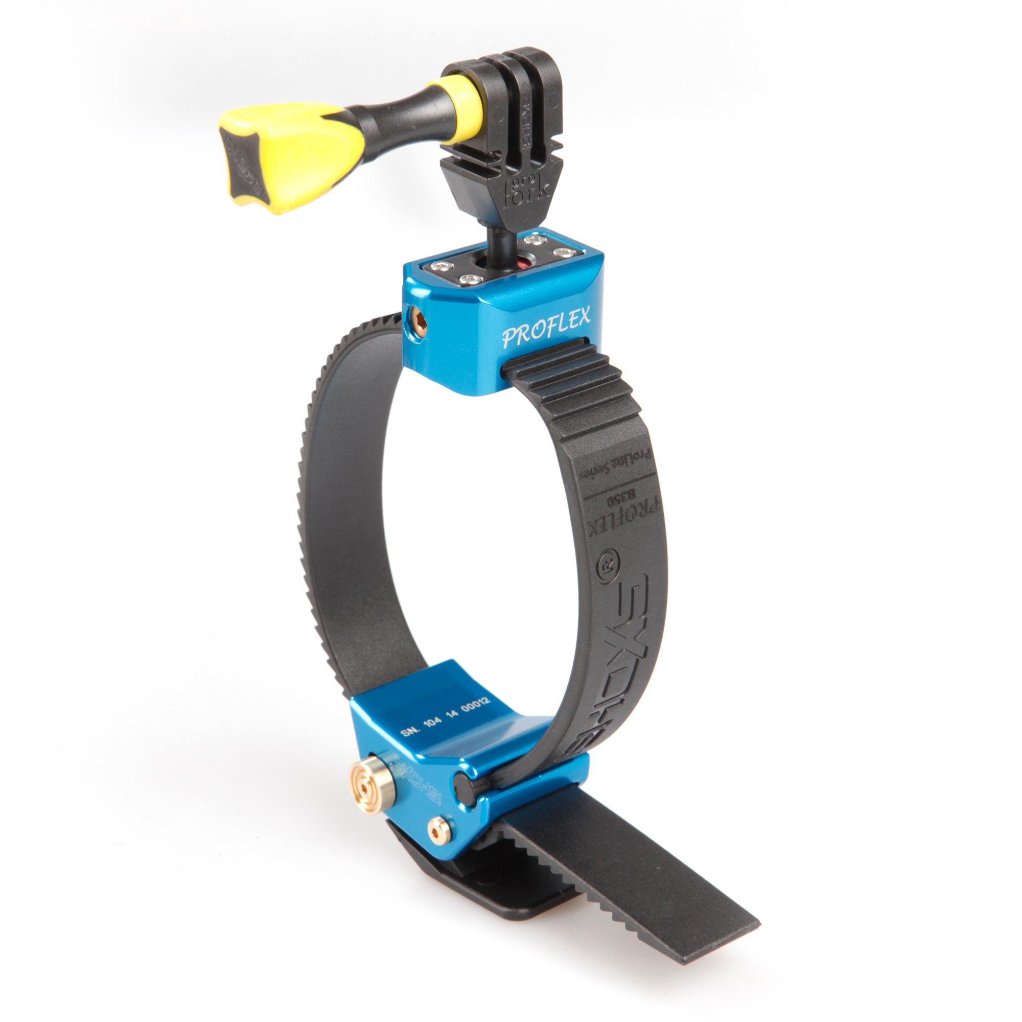 Supporto per cintura Proflex con funzione di sgancio rapido, supporto in alluminio altamente flessibile, adatto per GoPro e sport o action cam compatibili