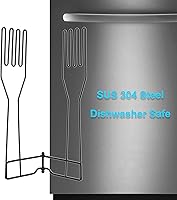 Vista 7 de Guantes de cocina Estante de secado, SUS 304 acero inoxidable plato guantes titular