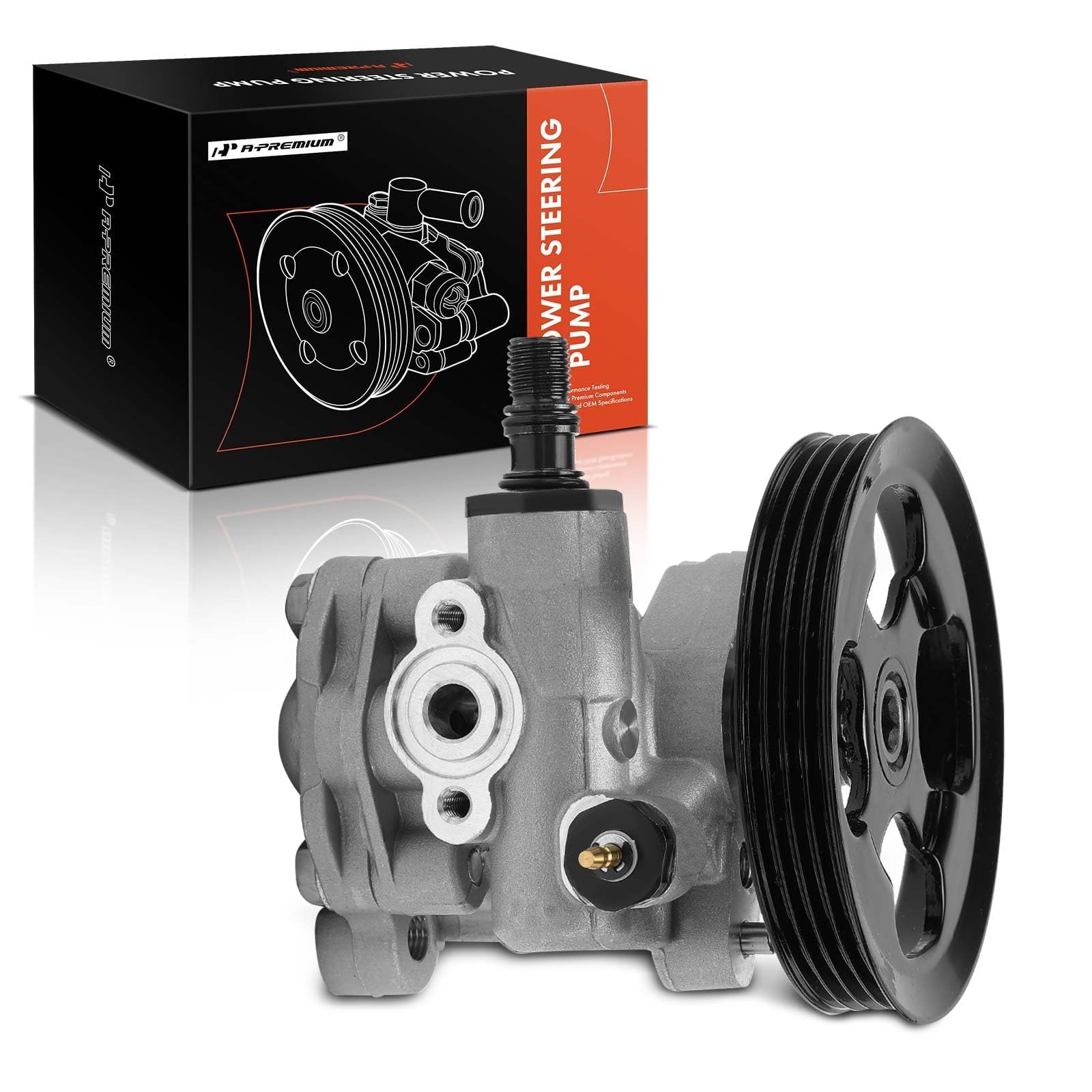A-Premium Power Steering Pump, with Pulley Compatible with Chevrolet | for Chevrolet Metr…