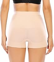 Vista 2 de Womens Seamless Shaping Boyshorts Panties Tummy Control Underwear Slimming Shapewear Shorts