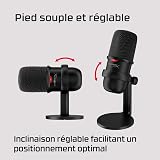 HyperX SoloCast – Microphone de jeu USB à condensateur, pour PC, PS4 et Mac, Désactivation du micro par pression, Diagramme polaire cardioïde, Gaming, Streaming, Podcasts, Twitch, YouTube, Discord - 3