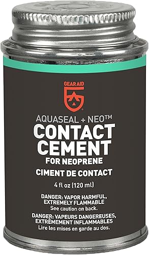 GEAR AID Aquaseal NEO - Cemento de contacto para reparación de neopreno y trajes de neopreno