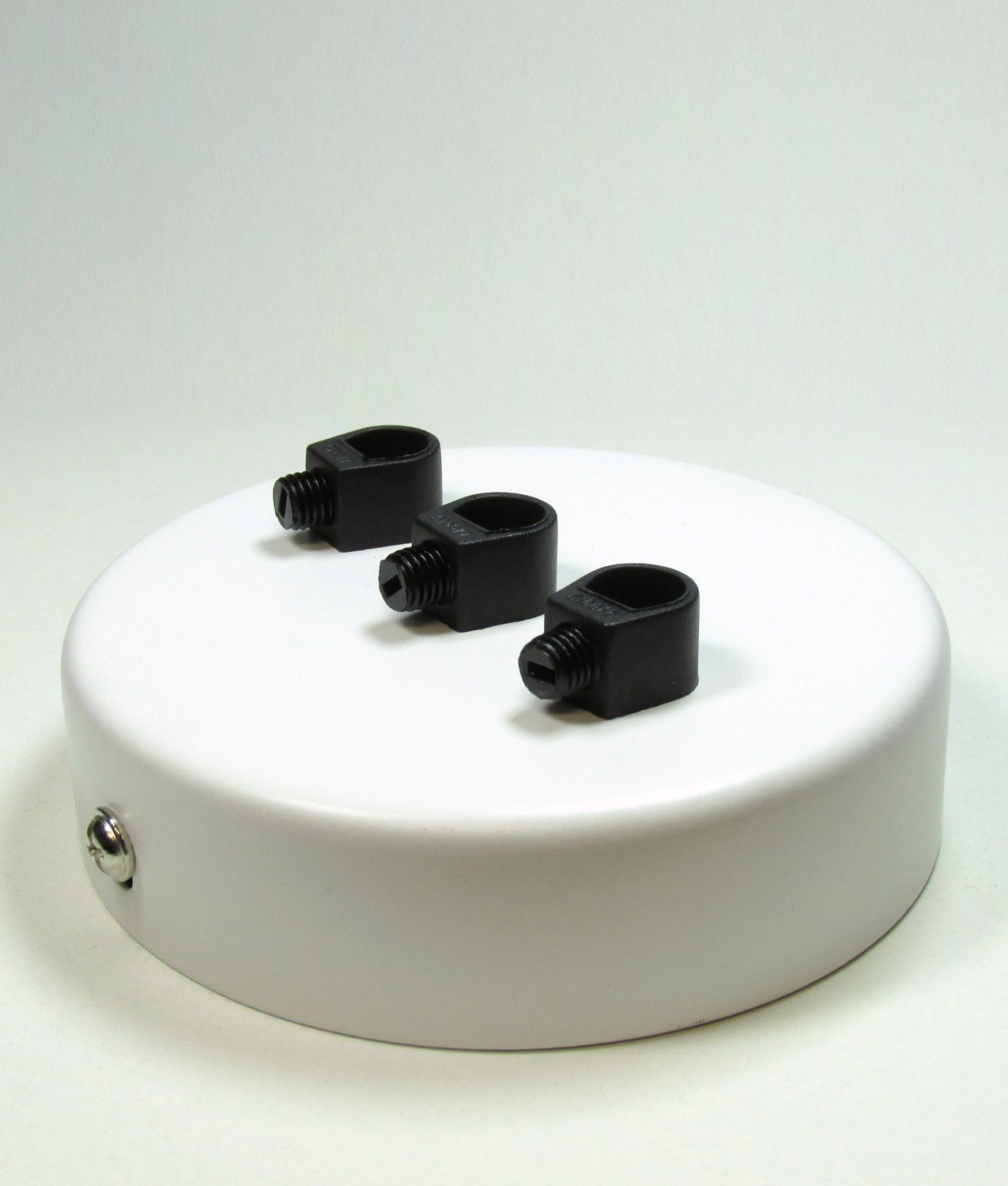 Vendimia Lighting Co. White 3 Point Multi Drop Outlet Ceiling Rose | Brilliant
