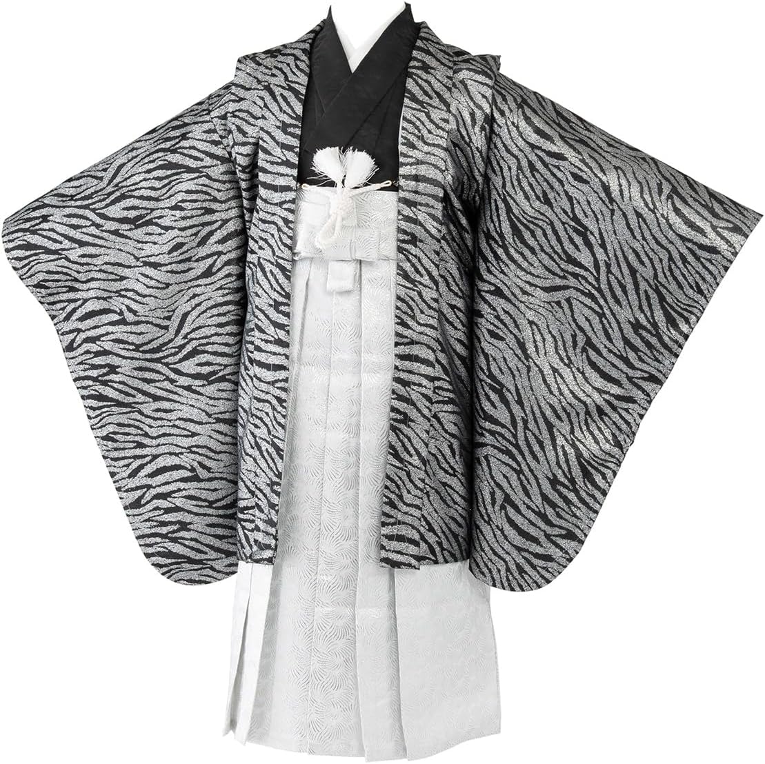 新品・未使用】【日本製】七五三 男の子 男児袴7点セット♪紐下60cm