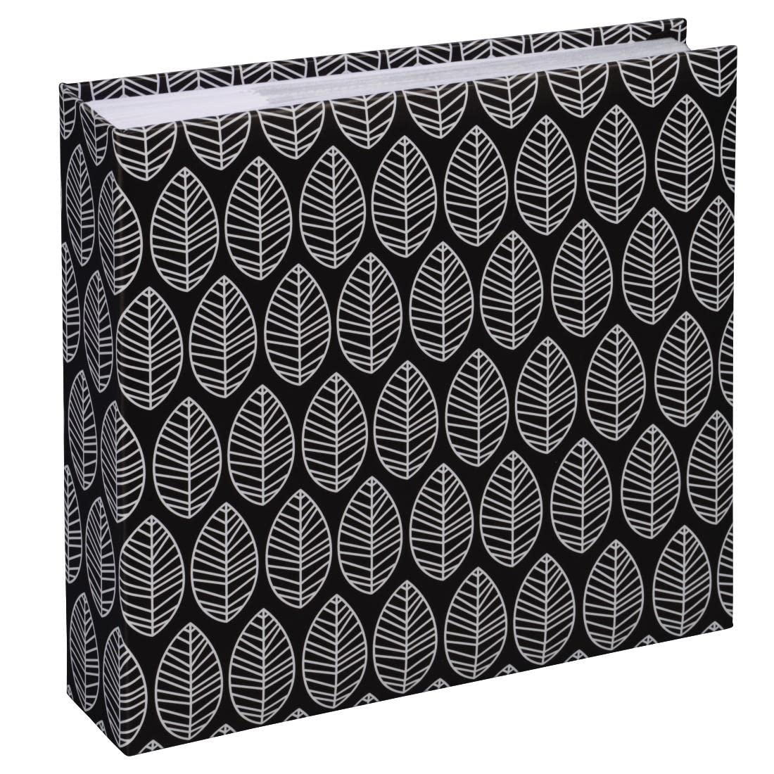 Hama "La Fleur" Memo Photo Album , 22.5 x 22.5 cm for 200 photos in 10x15 cm format , Black