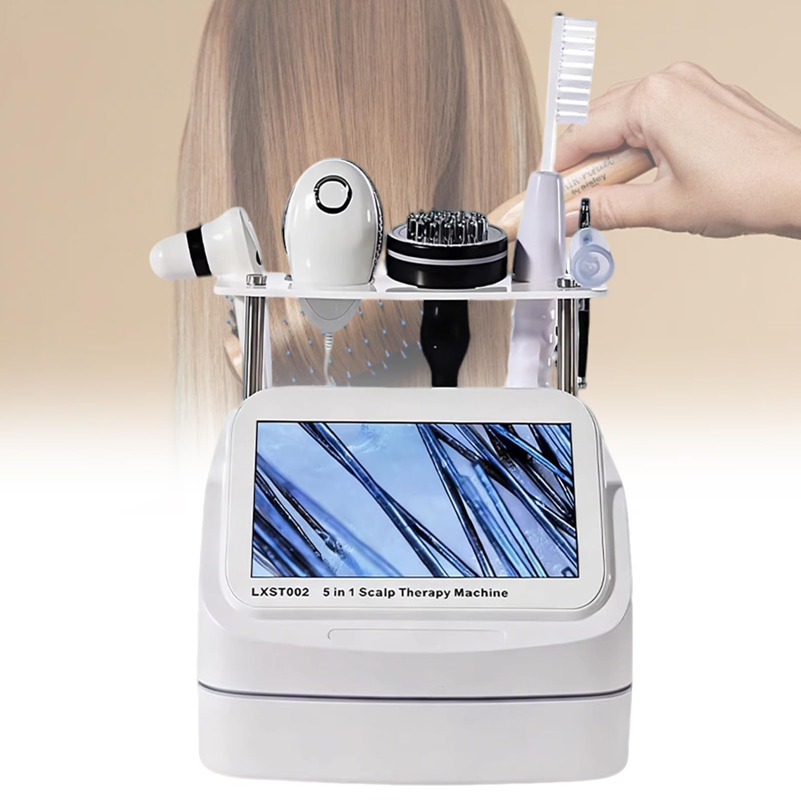 BeoyNot 10in Professional Scalp Hair Follicle Detector Analyzer