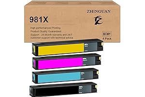 Remanufactured 981X 981 High Yield Ink Cartridge by Tonermac [Durable for High-Performance Printers]
