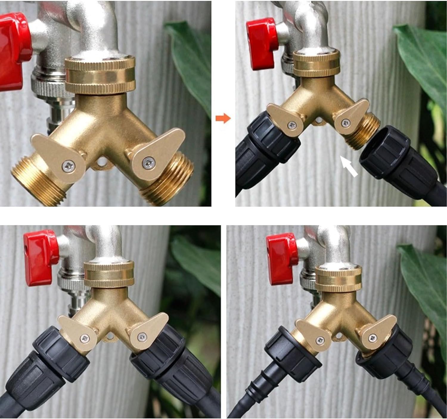 Dunlop Répartiteur D'eau 4 Voies - Répartiteur D'eau Réglable En