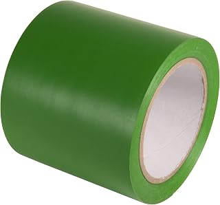 INCOM Manufacturing: PVC Vinyl Safety Aisle/Pipe Marking Conformable Durable Color Coding Abrasion Resistant Tape, 4 inch x 108 ft., Safety Green - Ideal for Walls, Floors, Equipment