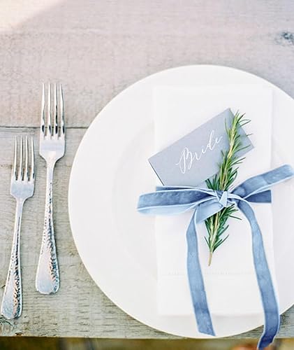 Miniatura 161 de Cinta de terciopelo caqui de 3/8 pulgadas, 25 yardas para árbol de Navidad, envoltura de regalos, ramo de flores, decoraciones de corona