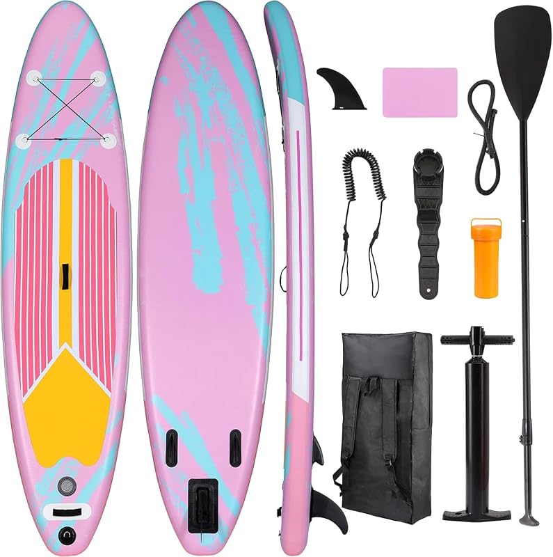 Inflatable Sup Board Adults, 305 x 76 x 15 cm - Stand Up Inflatable Paddle Board with Great Stability for All Skill Levels, for Yoga Touring Fishing, 200kg