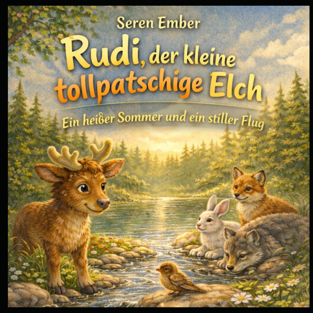 Rudi, der kleine tollpatschige Elch: Ein heißer Sommer und ein stiller Flug