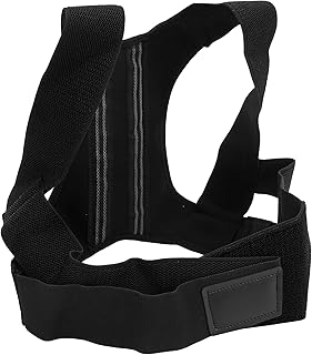 Back Support Sitting Posture Corrector Strap, Brace Adjustable Straightening Belt for Man Woman Breathable (XS)