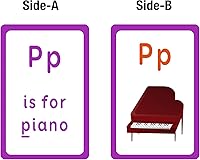 Vista 6 de BAZIC - Tarjetas flash del alfabeto, con imagen ABC, letras mayúsculas y minúsculas (36 por paquete), 24 paquetes