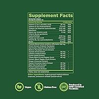 Vista 4 de KAPIVA MEN Suplemento de apoyo digestivo con Triphala, Ajwain, comino y otras hierbas y vitaminas, apoya la digestión saludable y la salud