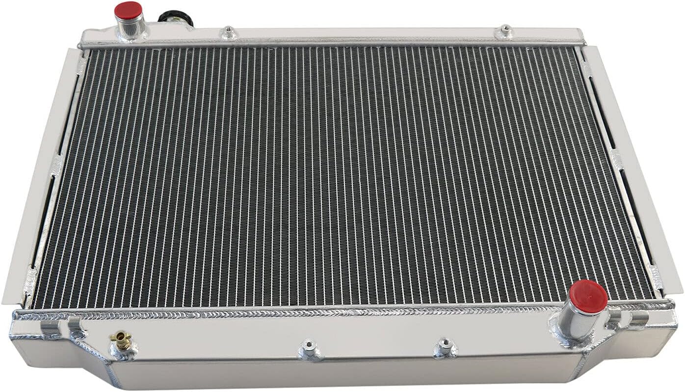 Aluminum Radiator for 1990-1998 Toyota LandCruiser Land Cruiser FZJ80 1FZ-FE Petrol 4.5 MT, 3 Row Core Radiators 1991 1992 1993 1994 1995 1996 1997 90 91 92 93 94 95 96 97 98
