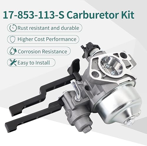 Miniatura 5 de Kit de carburador para motor Kohler 17 853 113-S 17853113-S Command Pro CH440 420CC 14HP