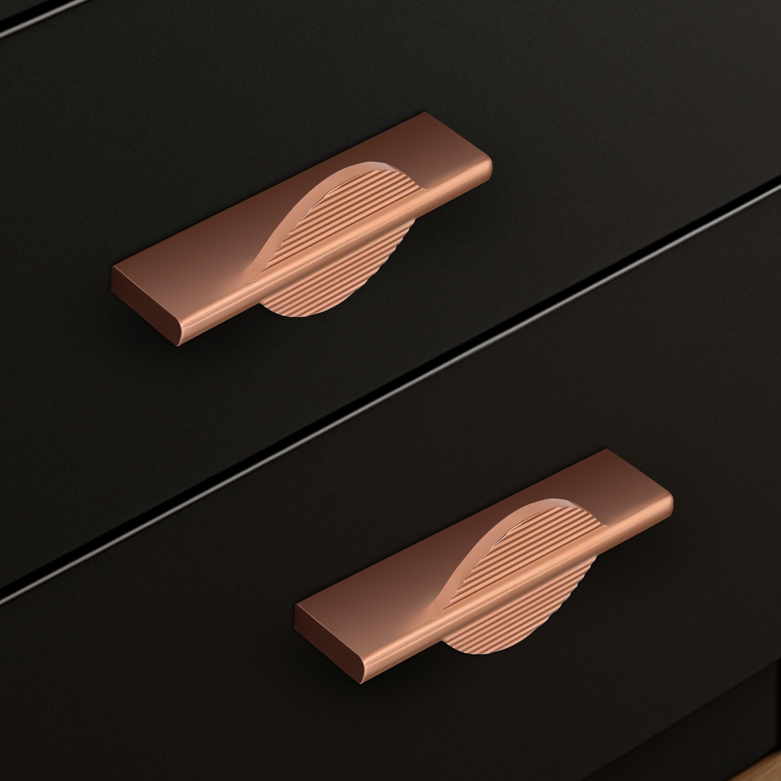 Plantex Cabinet Handle/Kitchen Cabinet Door Handle/Wardrobe/96 mm Cupboard Handle/Door Pull-Push Handle for Home/Office - Pack of 2 (Rose Gold)-image-26