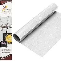 Vista 117 de Firefly Craft - Lámina de vinilo elástico para transferencia de calor, HTV metálico, para planchar para usar con Cricut y Silhouette, para prensa