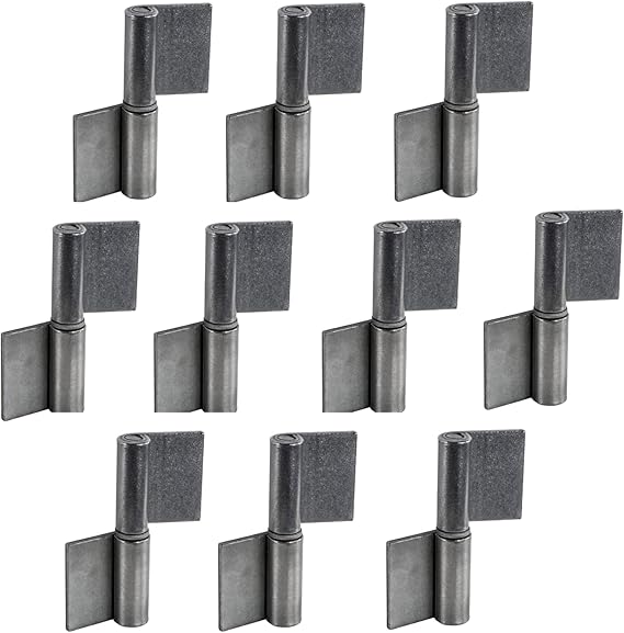 Anschweißscharniere 20 Stück - 8,5x1,3cm Metallscharniere Für Tore & Türen