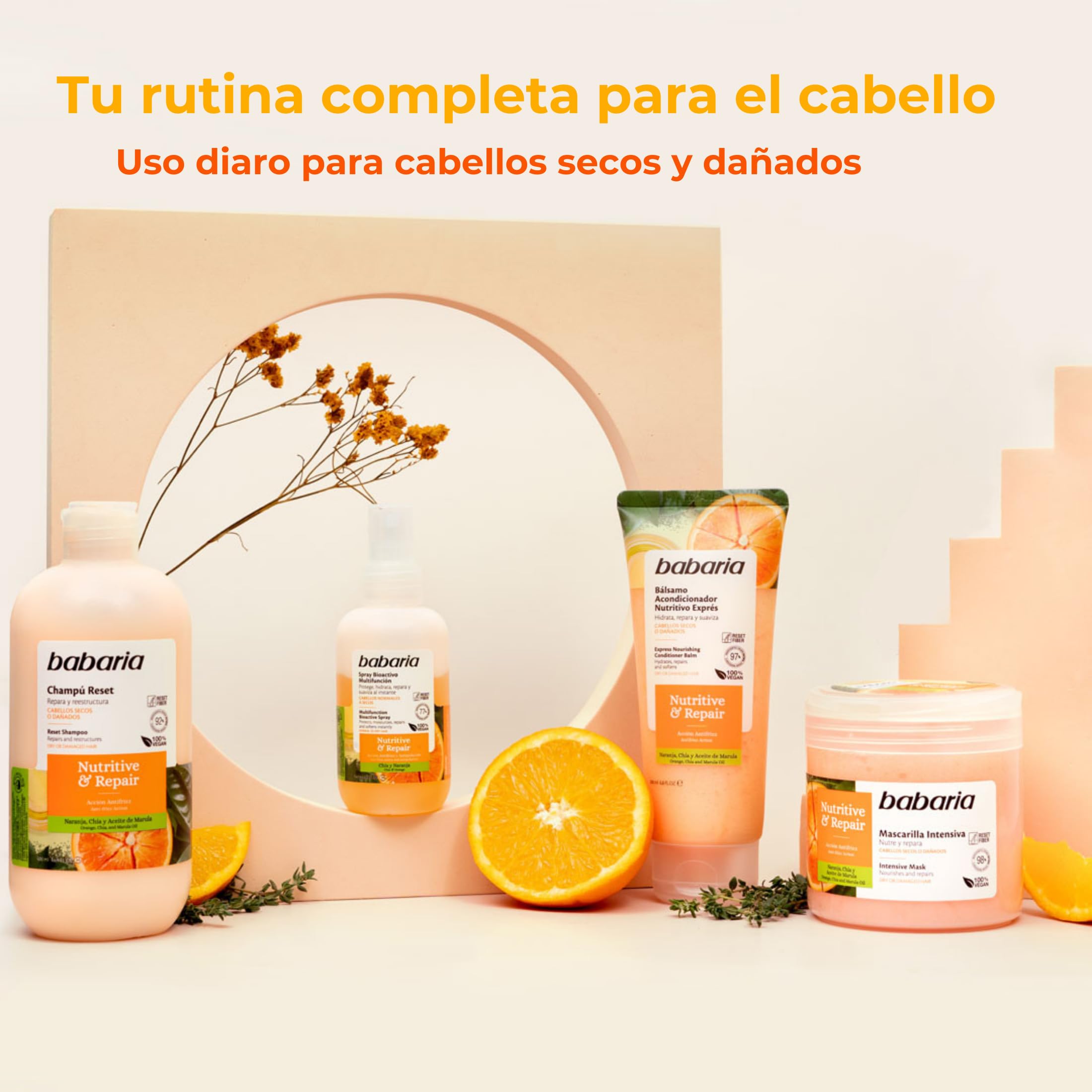 Babaria Mascarilla Intensiva para Pelo, 400ml