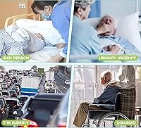 Vista 5 de Bolsa de orina, bolsa de orina, bolsa portátil para orina, soporte para catéter de orina para ancianos con bolsa de recolección, soporte