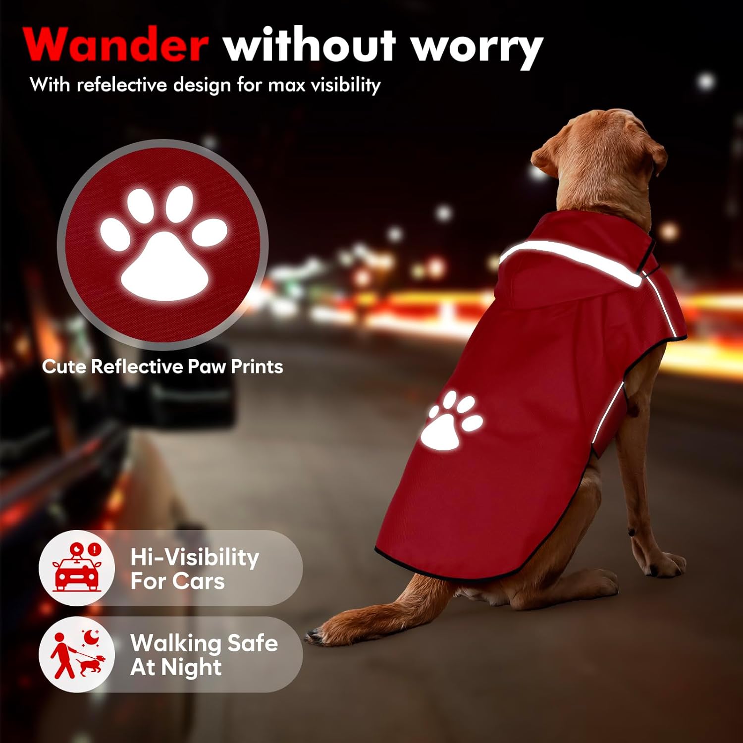 Pršiplášť počas nosenia