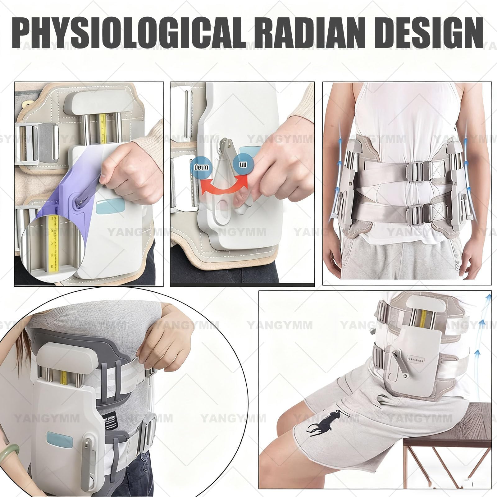 Dispositivi di Decompressione Spinale, Dispositivo di Decompressione della Colonna Vertebrale, Cintura di Decompressione della Schiena, Utilizzato per Trattare L'Ernia del Disco Lombare