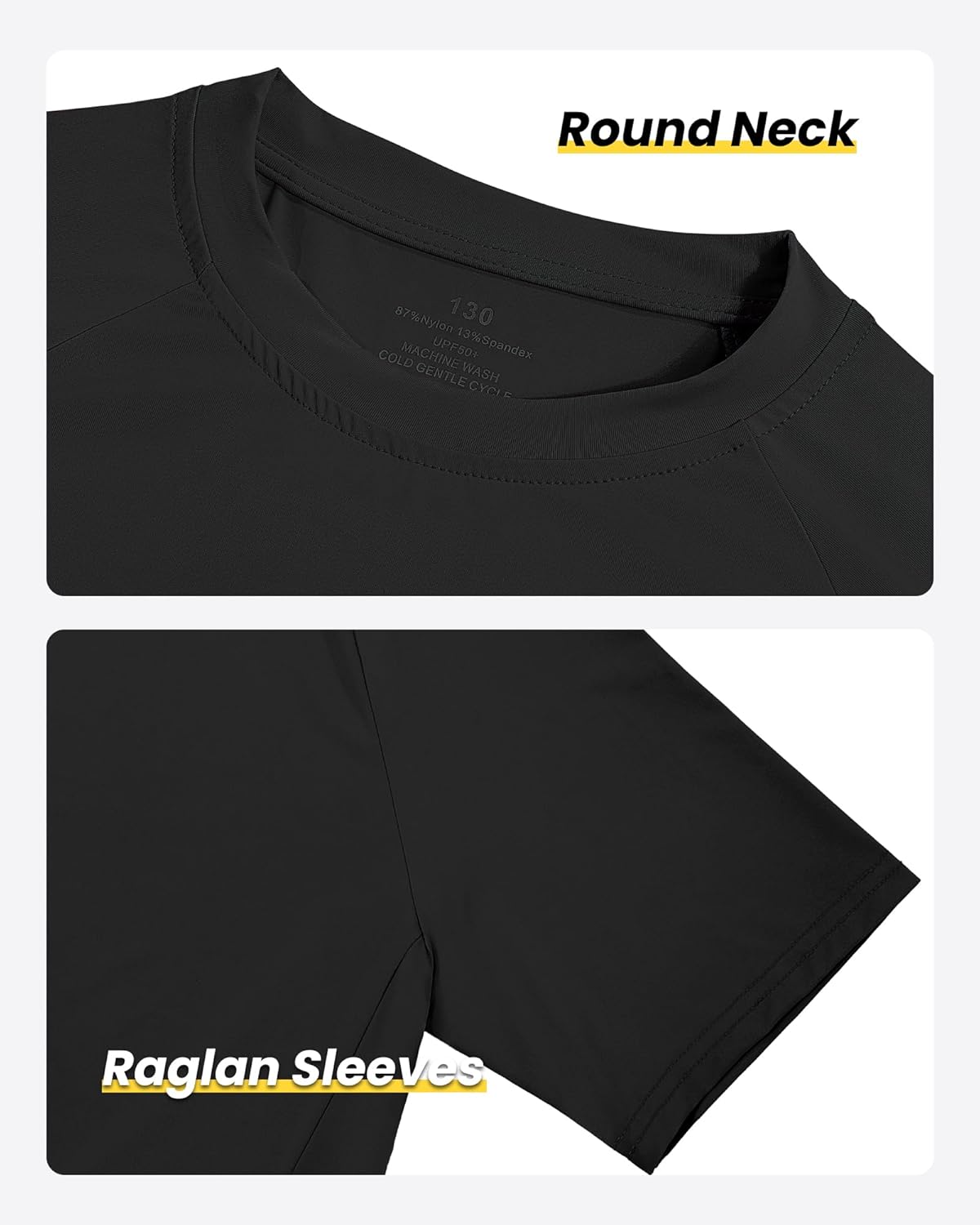 Auranso Boys Rash Guard Short Sleeve Boys Swim Shirt UPF 50+ Quick Dry Shirt for Girls - Image 5