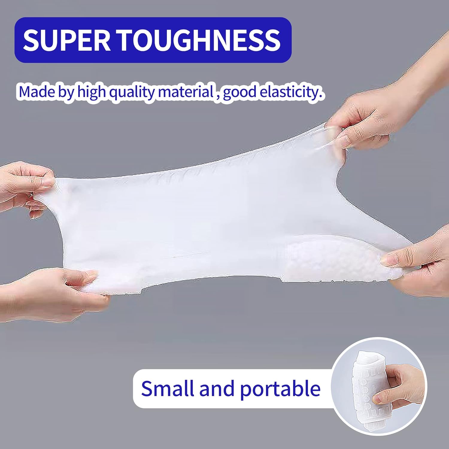 Shoe Covers Waterproof Rain Shoes Covers Reusable Foldable Rain Boots Slip Resistant Rubber Sole Overshoes Protectors for Cleaning Camping Travel Rain Galoshes with Buttons - Image 5