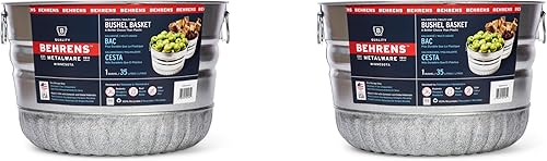 Miniatura 6 de Tina de acero galvanizado redondo de Behrens, Plateado