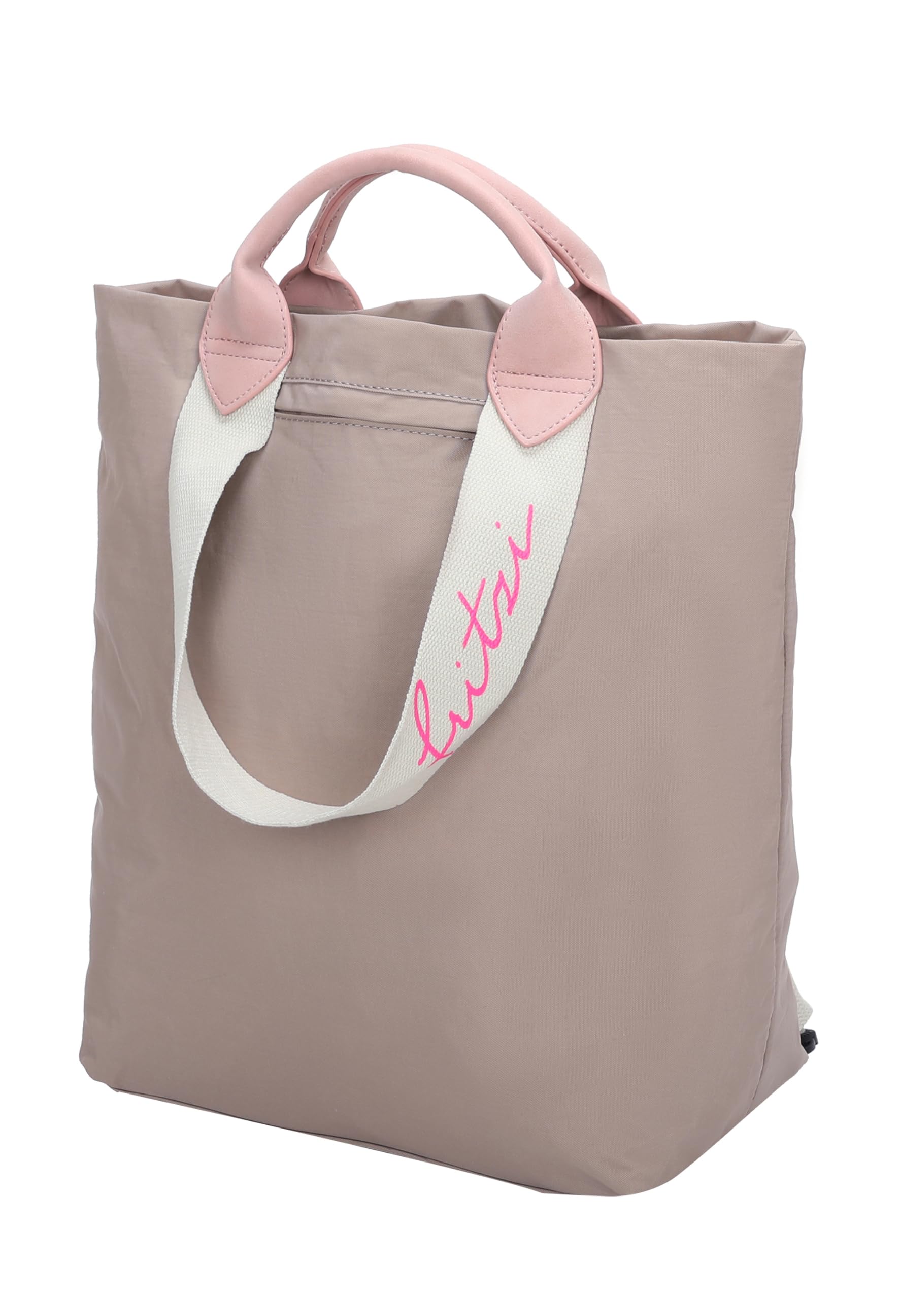 Fritzi Ju Lighty Backpack Nylon Damen Rucksack Festival City Uni ultra leicht verstellbare Träger Kurzgriff 38 x 30 x 17 cm – Schwarz, Blau, Rot, Grün, Lila, Rosa, Pink, Grau, Gelb