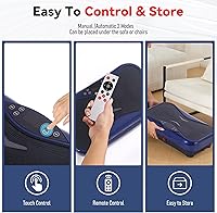 Vista 4 de Whole Body Vibration Plate Exercise Machine – Power Vibrating Plate for Lymphatic Drainage Weight Loss, Shake Plate Exercise Platform with Touch
