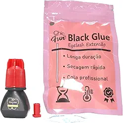 Cola Adesivo Elite Premium Black 3ml Para Extensão De Cílios (2-3s(auto implantável))