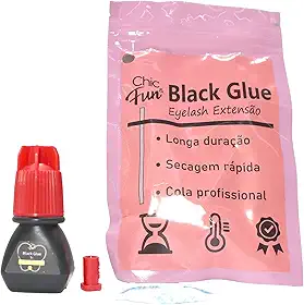 Cola Adesivo Elite Premium Black 3ml Para Extensão De Cílios (2-3s(auto implantável))