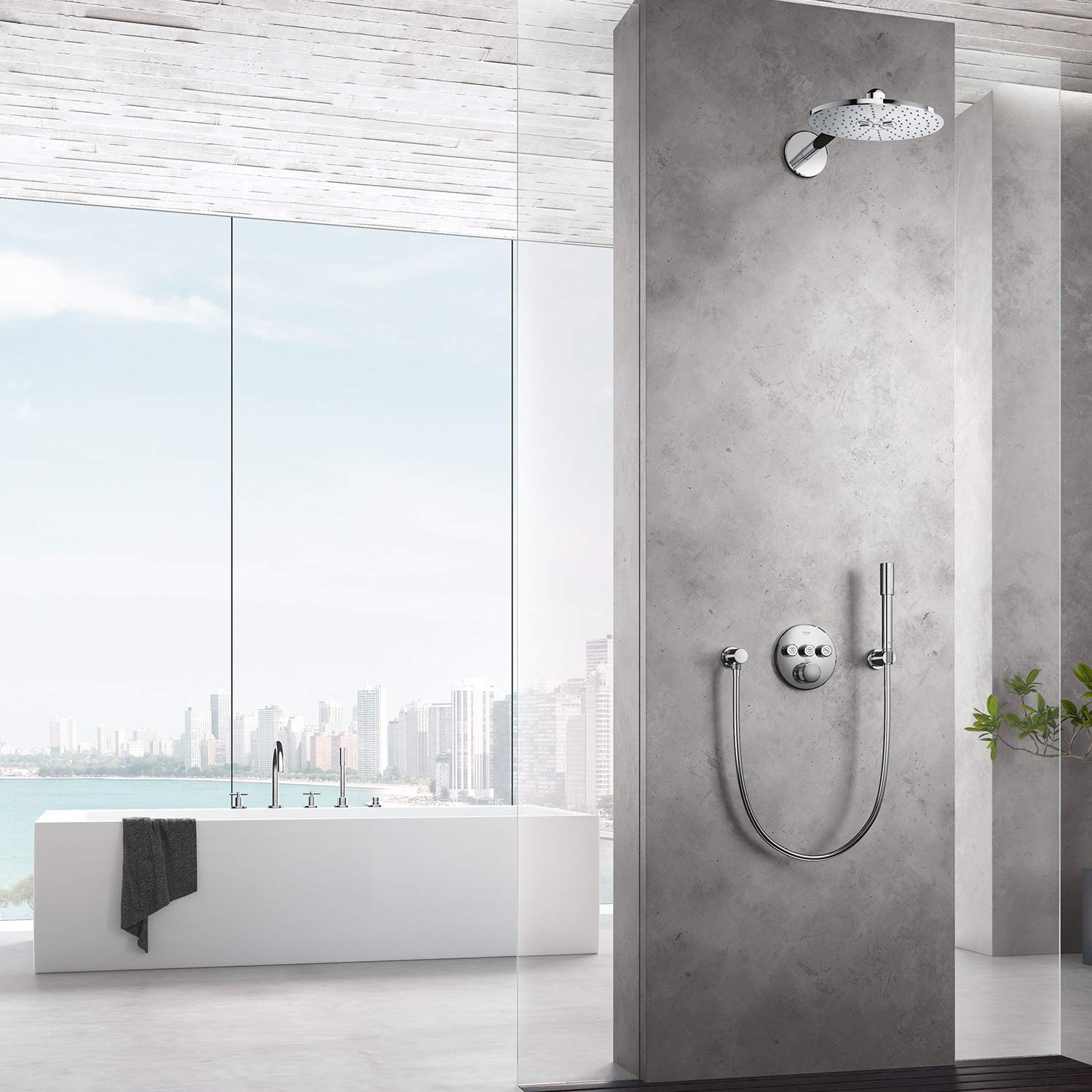GROHE 26465000 Sena Stick Handshower 1.75 GPM, Chrome - Amazon.com