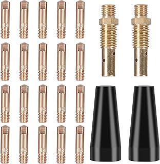 24PCS Flux Core Nozzle Contact Tips Kit