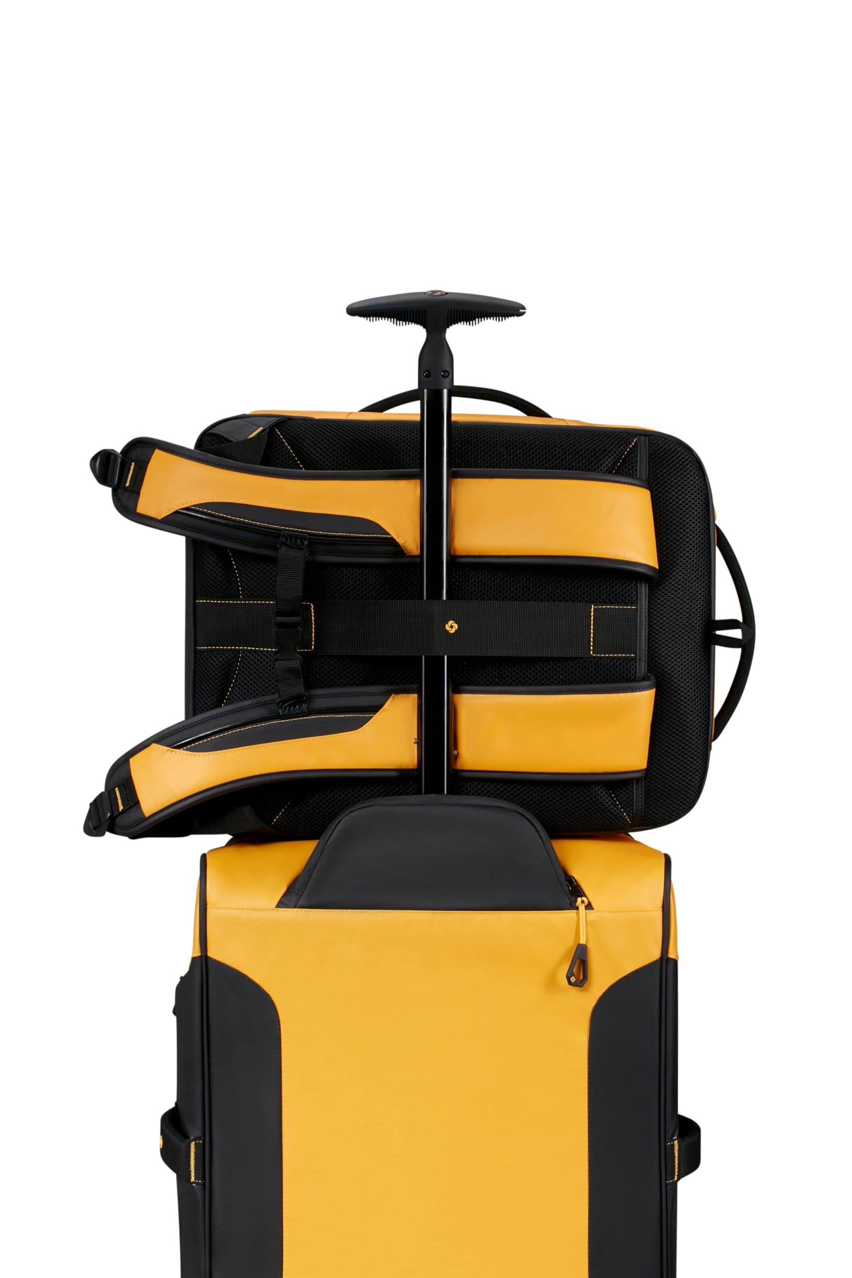 Samsonite Paradiver Light - EasyJet Handgepäck 45 x 20 x 36 cm, 33 L, 1 kg, Handgepäck, Flugzeug Rucksack M Untersetzer, Gelb