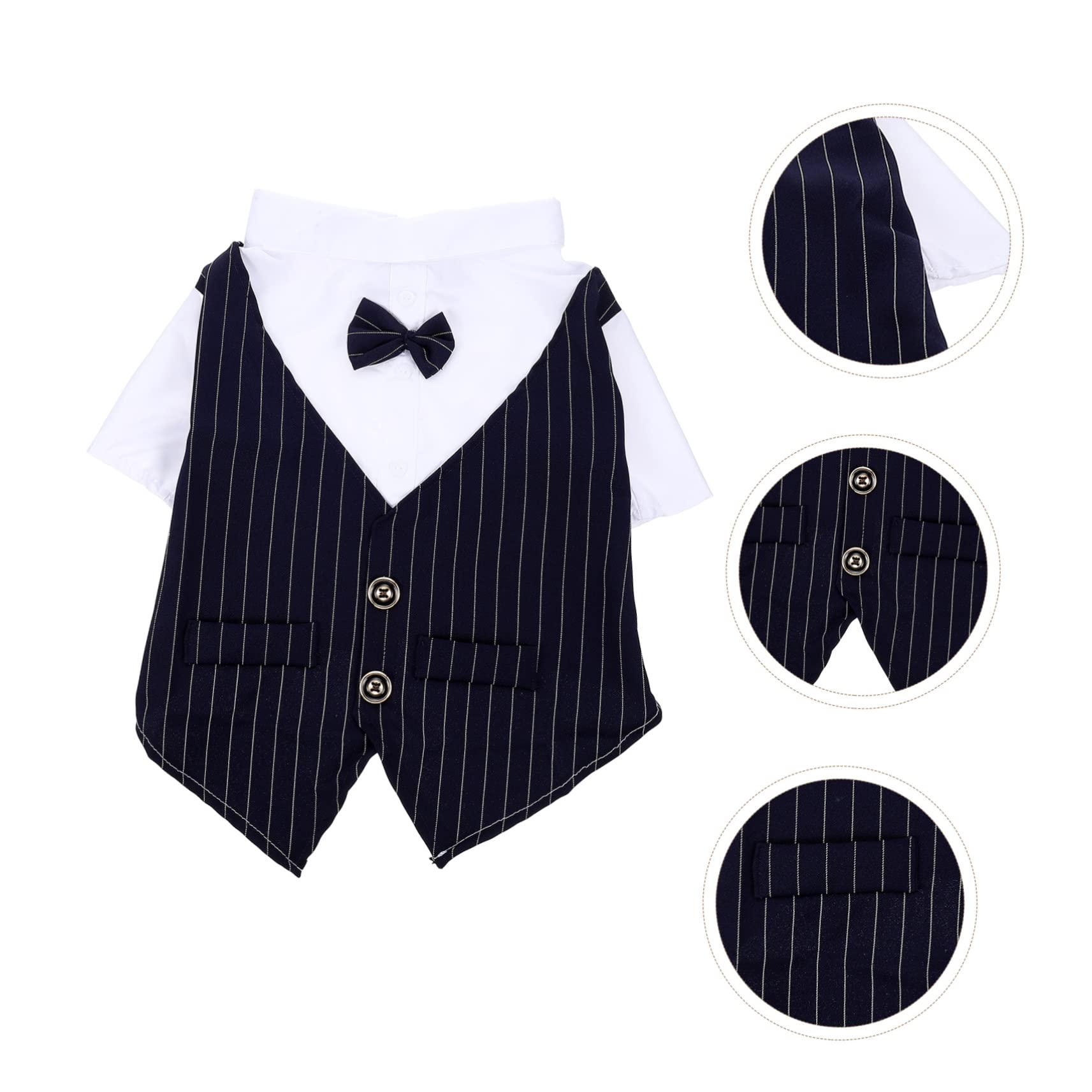 BESPORTBLE 5piezas Disfraz Formal para Mascotas Diseño Chic y Material Transpirable Ropa De Boda para Perros y Gatos para Eventos Especiales y Fiestas