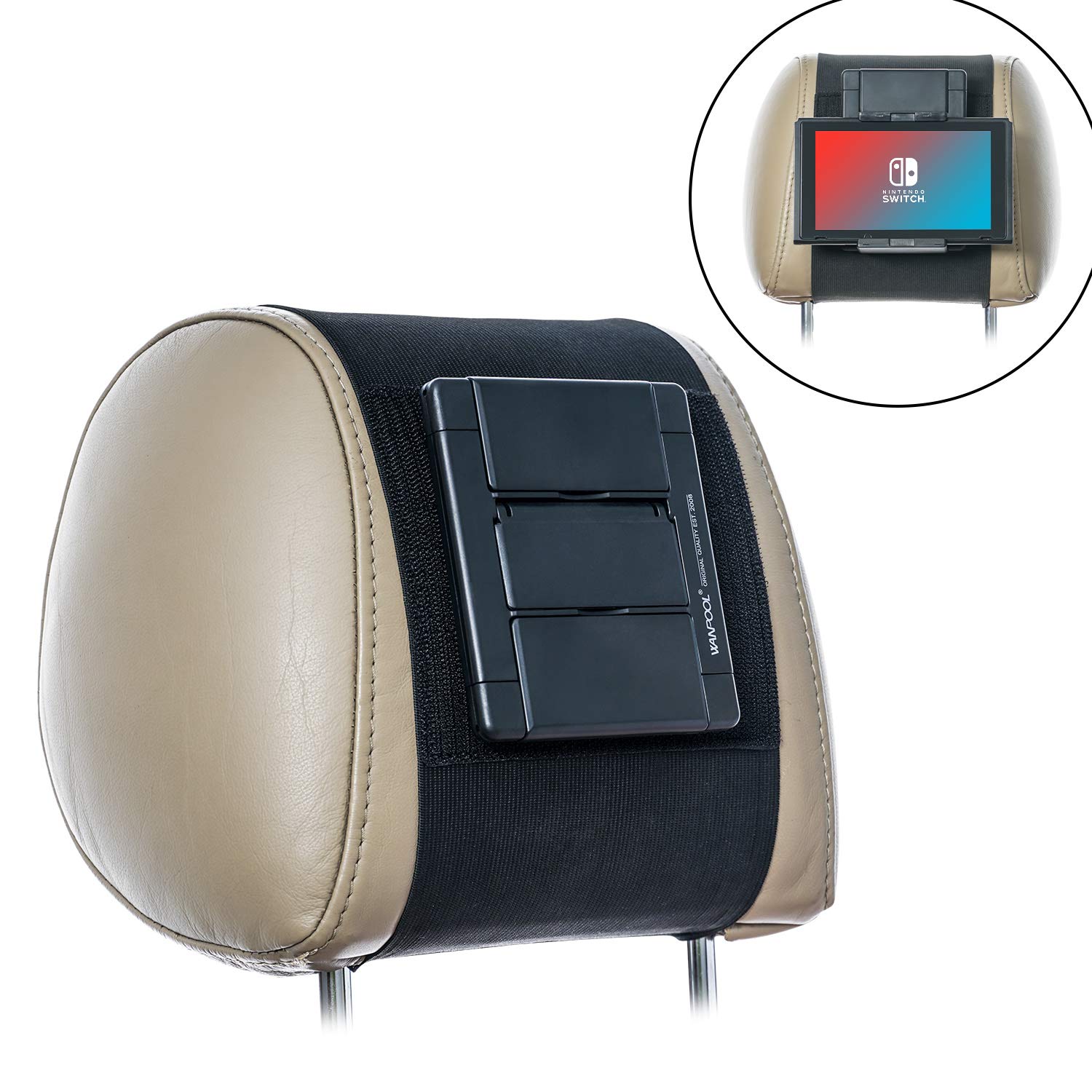 Soporte para coche Switch y tabletas WANPOOL para reposacabezas 8