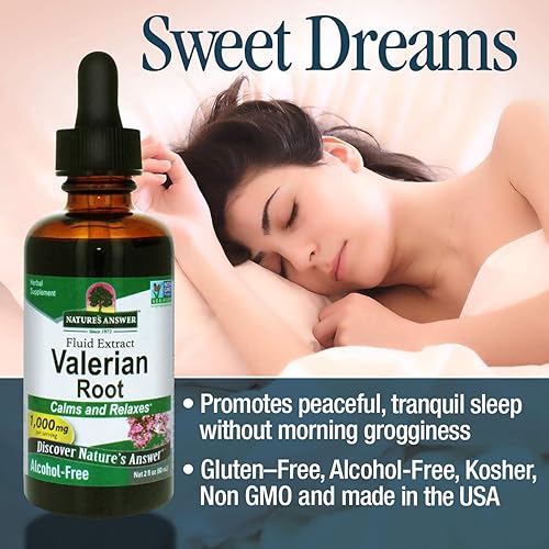 Miniatura 3 de Nature's Answer Raíz de valeriana sin alcohol, 2 onzas líquidas
