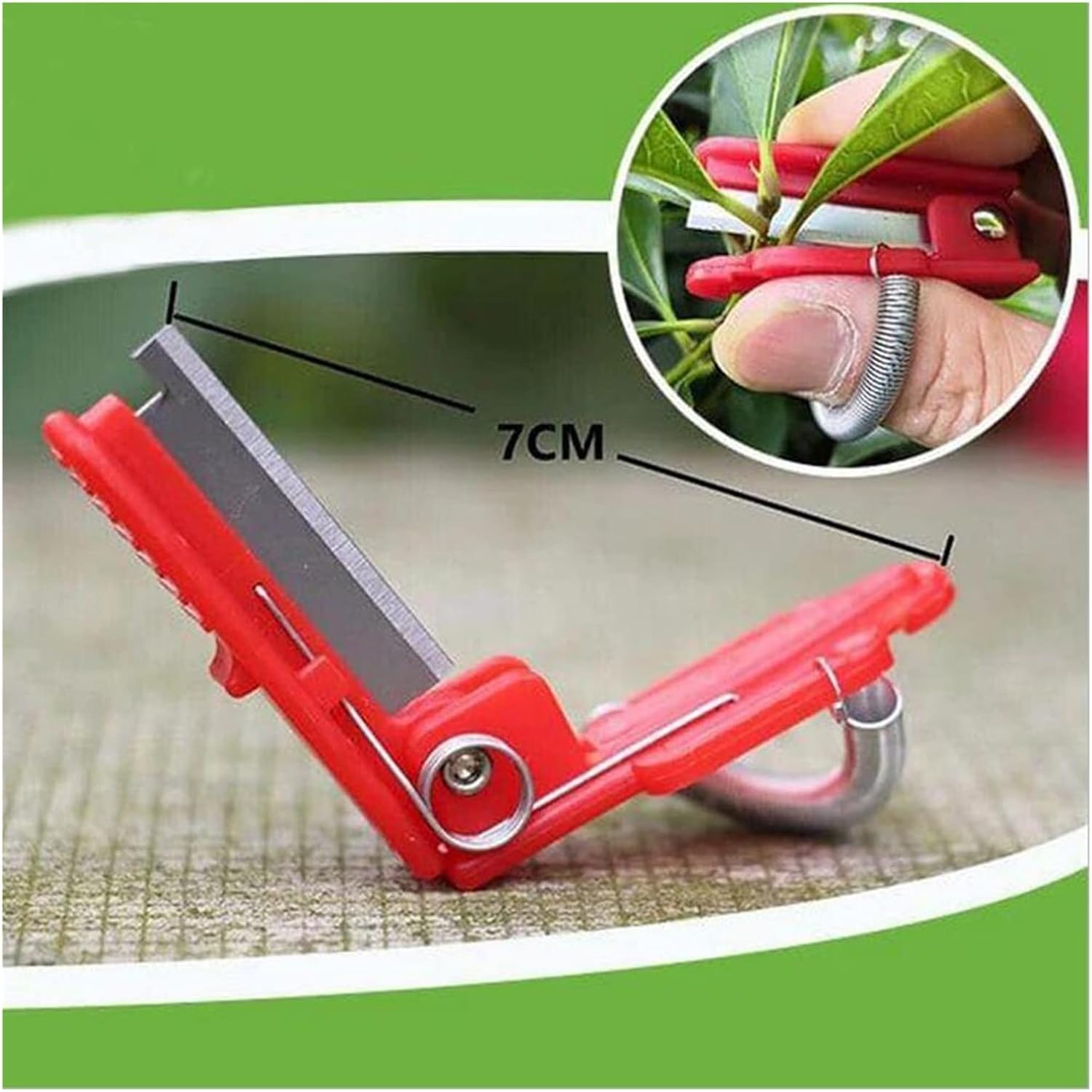 Trimming Tool Vegetable Thump Separator Vegetable Fruit Harvesting Picking Tool for Farm Garden Orchard #40 and Versatile. (Red)