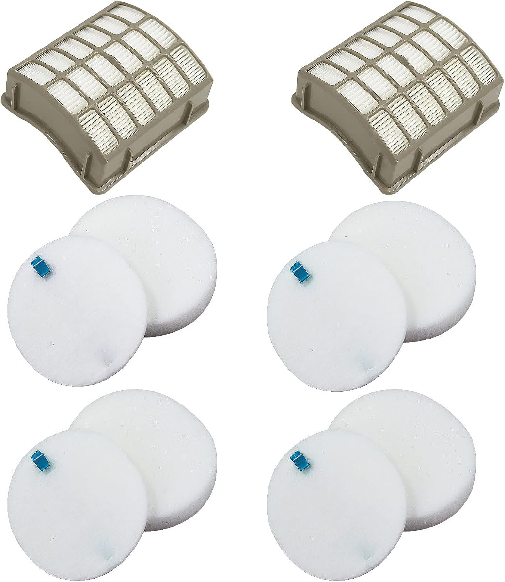 For Shark Navigator dlx Vacuum Filter Replacement NV60 NV70 NV80 NV71 NV90 | Filter Replacement for Shark NV70 26, UV420 NV90 26 NV95 NV80 and NVC80C.4+4 Foam Filters + 2 Filters