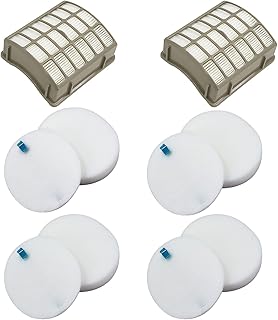 For Shark Navigator dlx Filter NV60 NV70 NV80 Replacement Filters,NV70 26,NV71,NV90,UV420 NV90 26 NV95 NV80 and NVC80C.4+4 Foam Filters + 2 Filters