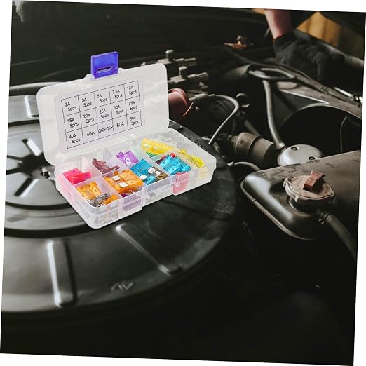 Kit fusibles automotriz 60 piezas para coches y motos miniatura 3