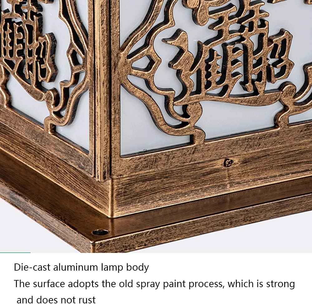 LED ソーラーポストライト 屋外 ソーラーコラムランプ 桟橋マウント ヴィンテージポストランプ スクエアアクリルシェード ドックデ