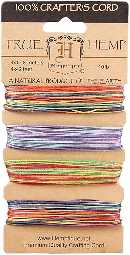 Hemptique DLR0545 - Juego de tarjetas (10 lb), color negro